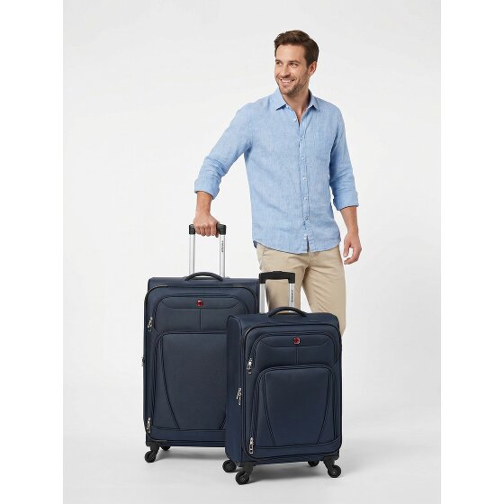Wenger Beaumont 4-wheel Suitcase Set (M+L) expandable gusset