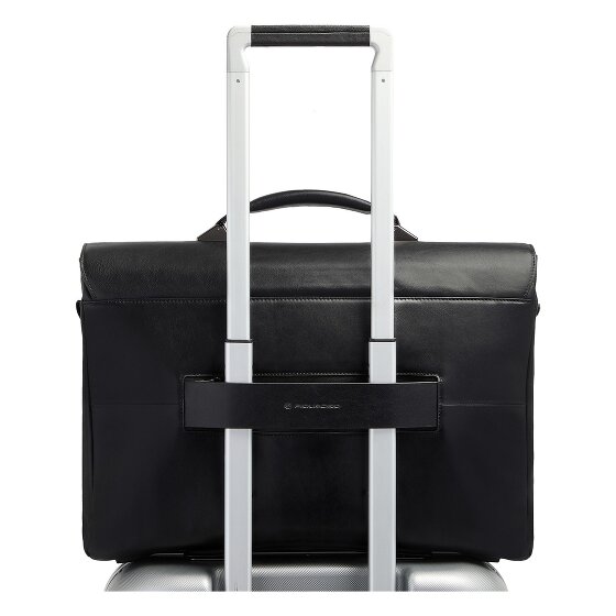 Piquadro Victor Briefcase RFID protection Genuine Leather 42 cm Laptop compartment