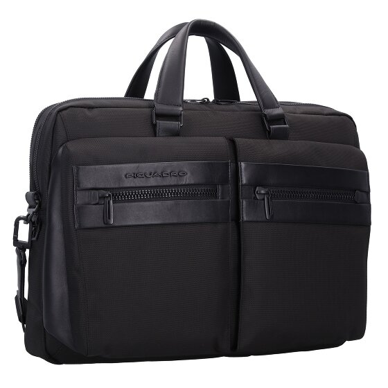 Piquadro Woody briefcases leather 43 cm laptop compartment