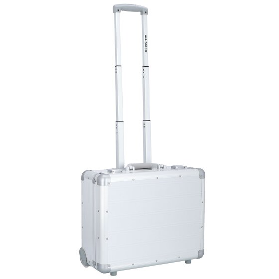Alumaxx 2-Wheeled briefcase with Aluminum Laptop Compartment, 37 cm