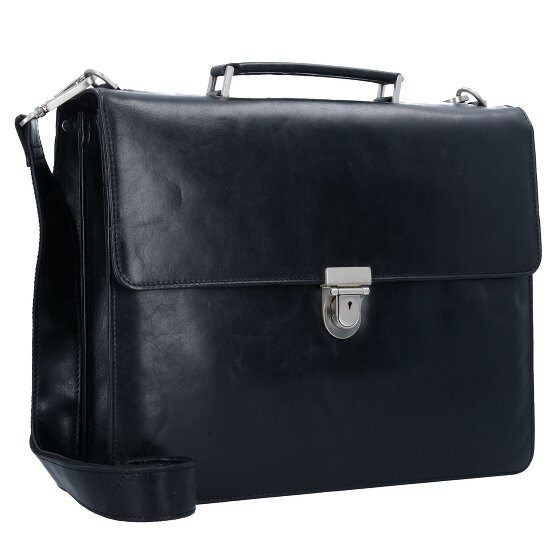 Leonhard Heyden Cambridge briefcase leather 40 cm laptop compartment