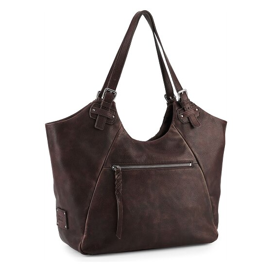 FredsBruder Calm Weave Shopper Bag Genuine Leather 45 cm
