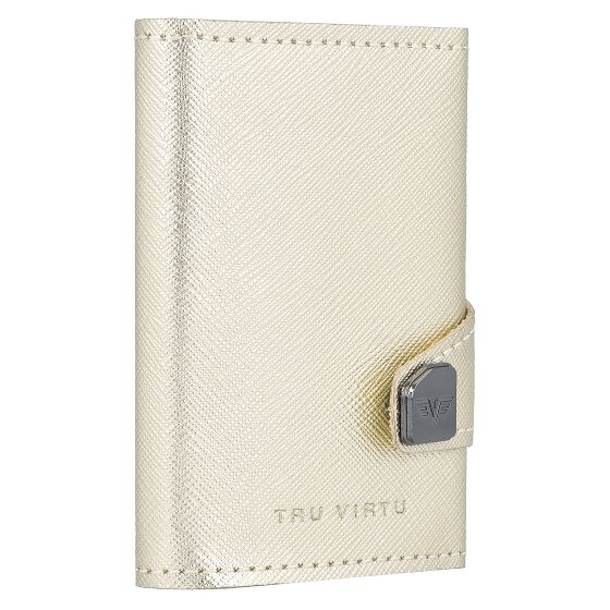 Tru Virtu Click & Slide credit card case wallet RFID leather 6.5 cm