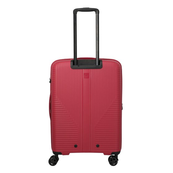 Travelite Air Stripe 4 wheels Suitcase set 3-piece with expansion pleat