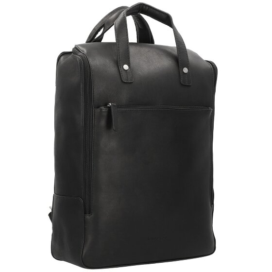 Harold's Campo Business backpack Genuine Leather 45 cm Laptop compartment