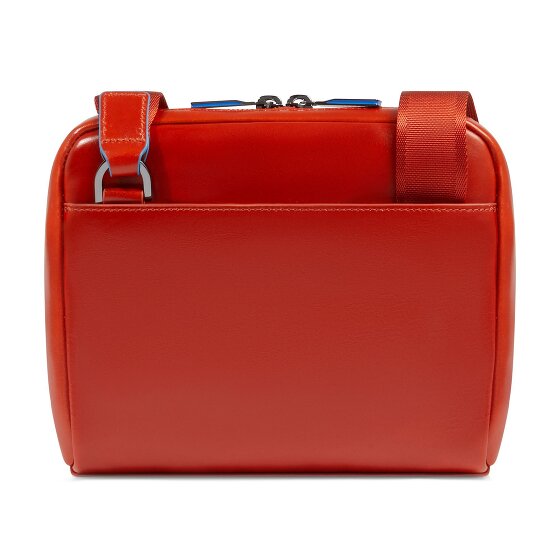 Piquadro Blue Square Shoulder bag Leather 21 cm