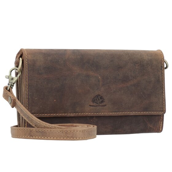 Greenburry Vintage Clutch purse RFID protection Leather 20 cm