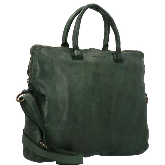Harold's Submarine handbag leather 38 cm laptop compartment