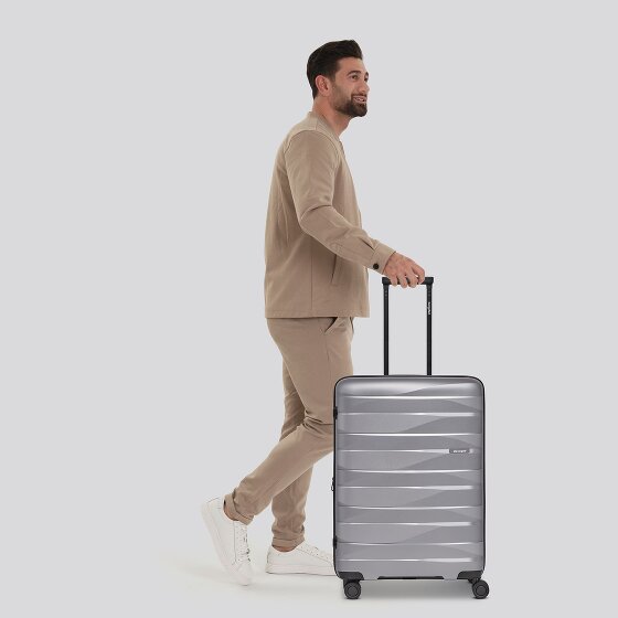 Bergpfeil Travel 4-wheeled trolley M 66 cm with expansion fold