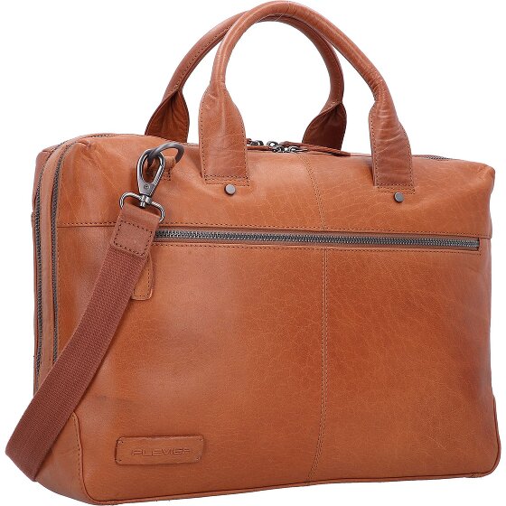 Plevier Rock Flint Briefcase RFID protection Leather 41 cm Laptop compartment