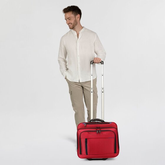 Dermata 2 wheels Wheeled briefcase 38 cm Laptop compartment