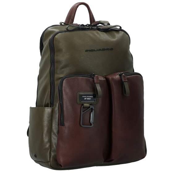 Piquadro Harper backpack RFID leather 40 cm laptop compartment