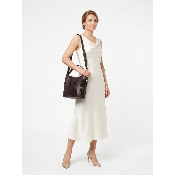 Aigner Deborah Shoulder Bag Genuine Leather 22 cm