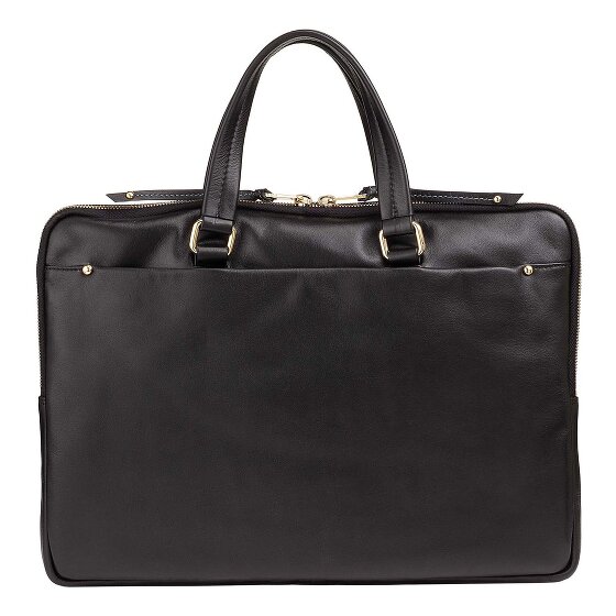DuDu Pocket Briefcase Leather 36 cm Laptop compartment