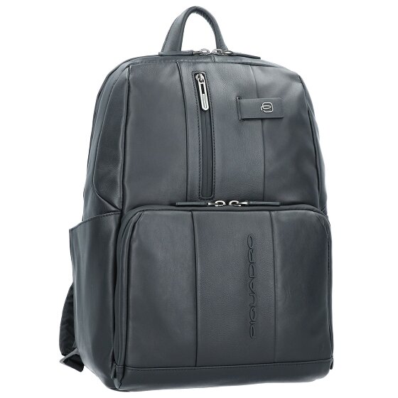 Piquadro Urban backpack leather 39 cm laptop compartment
