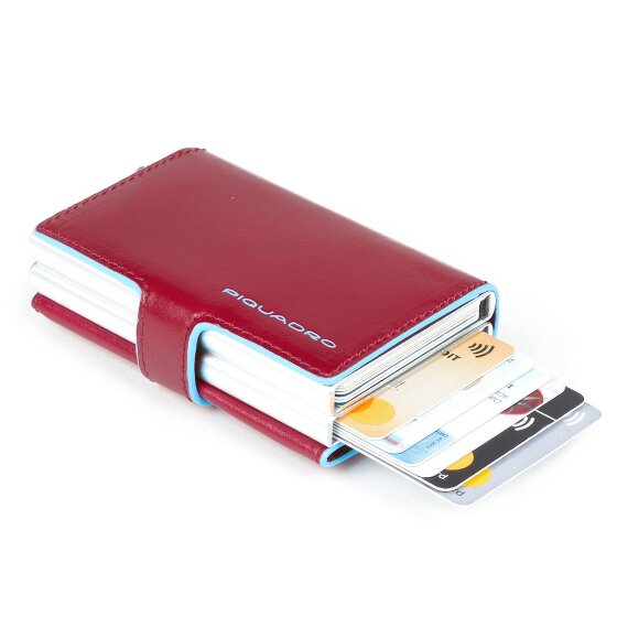 Piquadro Blue Square credit card case RFID leather 7 cm