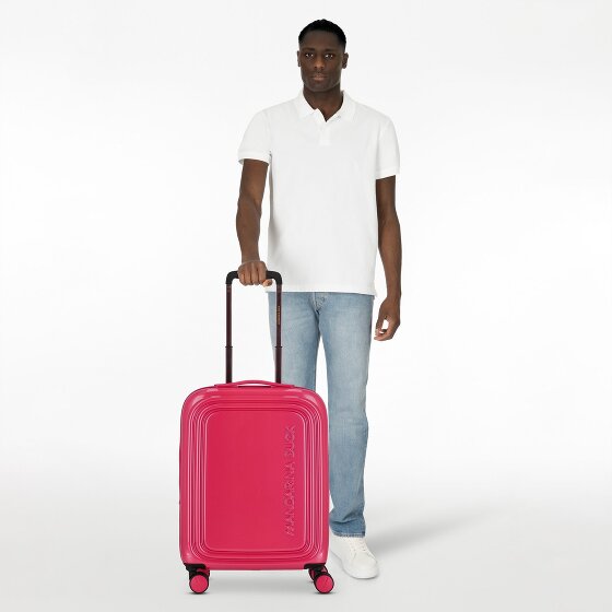 Mandarina Duck Logoduck + Metal 4 wheels Trolley S 55 cm with expansion pleat
