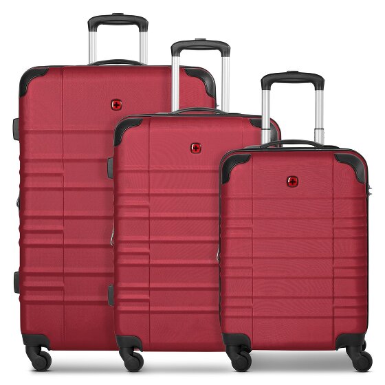 Wenger Amplar Evo 4 wheels Suitcase set 3-piece with expansion pleat
