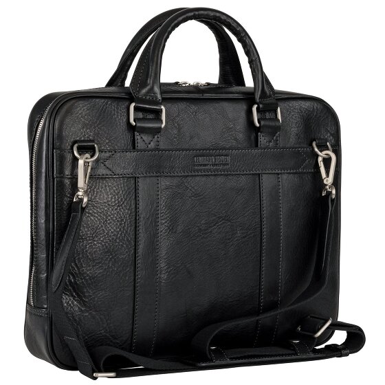 Leonhard Heyden Bergamo briefcase leather 38 cm laptop compartment