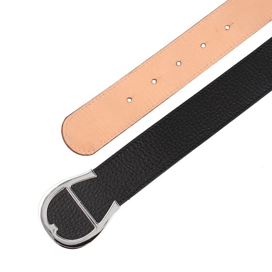 Aigner Logo belt leather