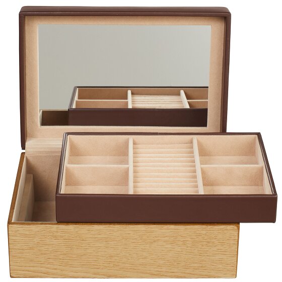 Windrose Wood jewelry case 26 cm
