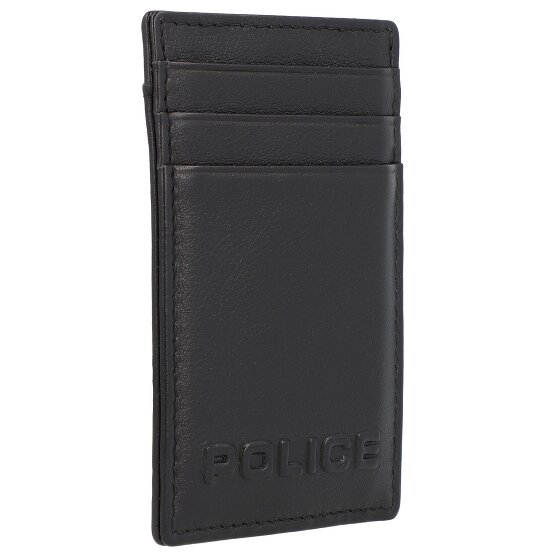 Police PT389-08536 Credit card case leather 7 cm with money clip