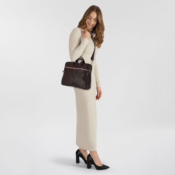 Campomaggi Noce Briefcase Genuine Leather 38 cm