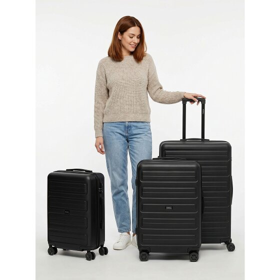 Redolz Essentials 08 3-SET 4 wheels Suitcase set 3-piece