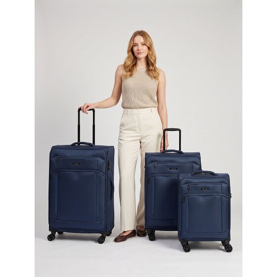 d&n Travel Line 9804 4 wheels Suitcase set 3-piece Expandable