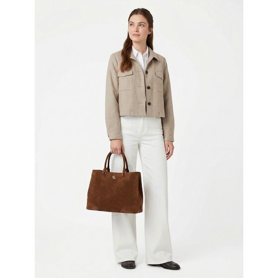 Lauren Ralph Lauren Marcy Handbag Genuine Leather 37 cm