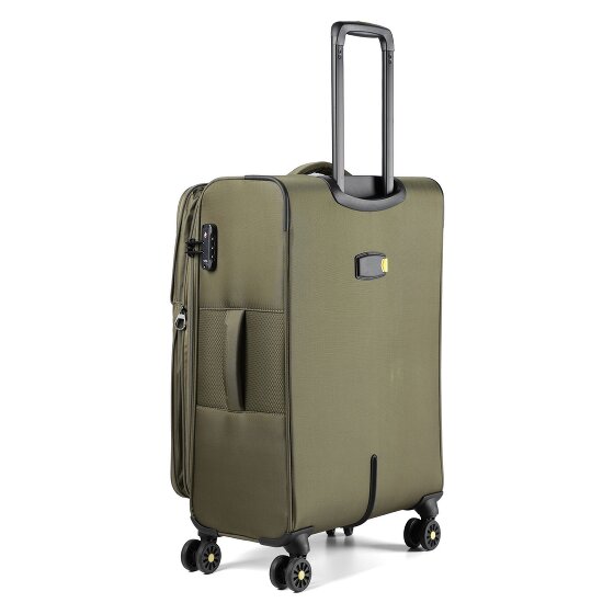 d&n Travel Line 9704 4 wheels Suitcase set 3-piece with expansion pleat