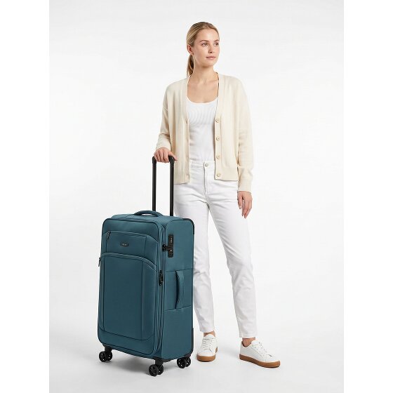 d&n Travel Line 9804 4 wheels Trolley L 78 cm Expandable