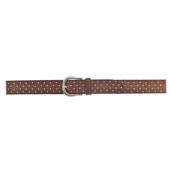 b.belt Lina Gold studded belt leather