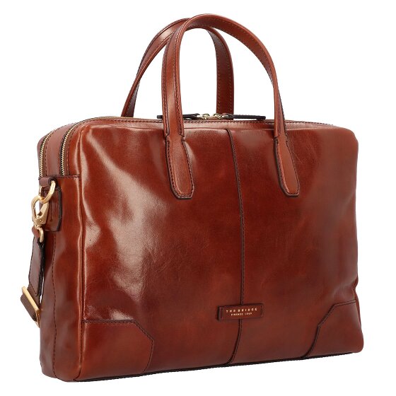 The Bridge Vespucci briefcase leather 41 cm laptop compartment