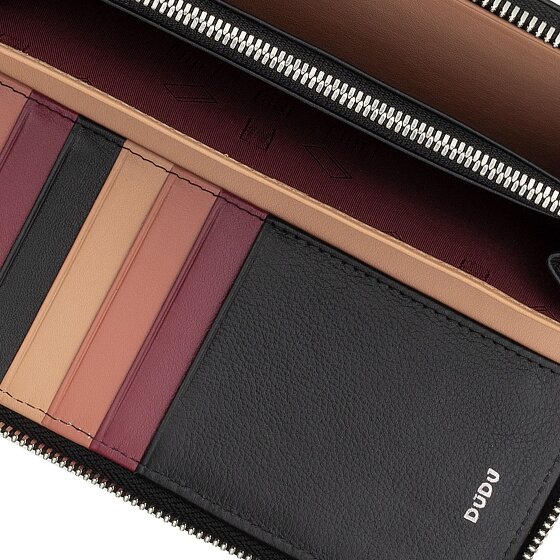 DuDu Ustica Wallet RFID protection Genuine Leather 20 cm