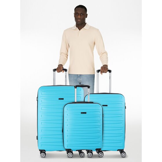 Benzi 5493 4 wheels Suitcase set 3-piece with expansion pleat