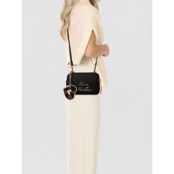 Love Moschino Heart Charm Shoulder bag Genuine Leather 20 cm