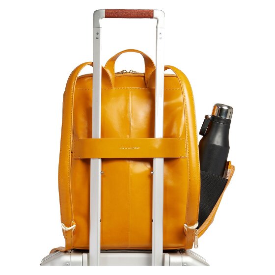 Piquadro Blue Square Daypack RFID protection Leather 37 cm Laptop compartment