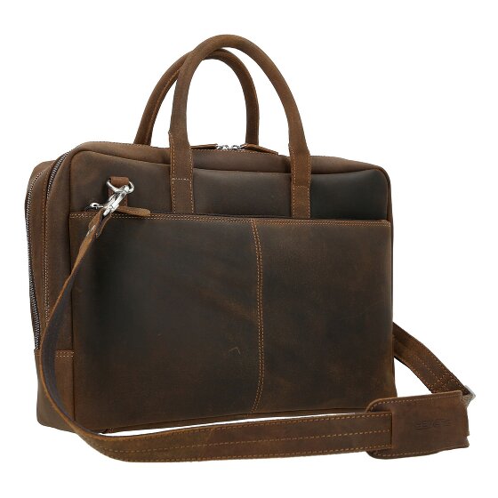 Plevier coventry Briefcase Leather 41 cm Laptop compartment