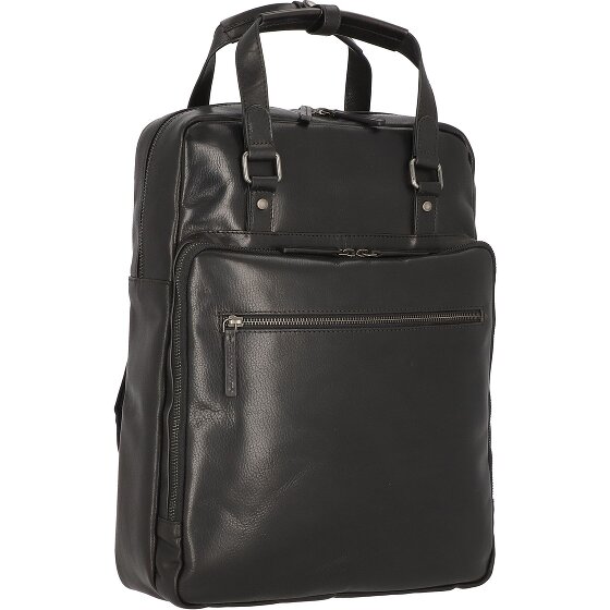 Leonhard Heyden Roma backpack leather 42 cm laptop compartment
