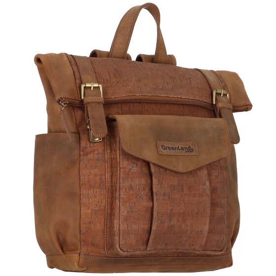 Greenland Nature Nature backpack leather 38 cm laptop compartment