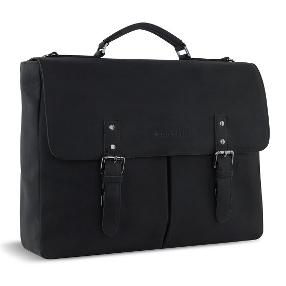 Bugatti Luca Briefcases Messenger Leather 39 cm Laptop compartment
