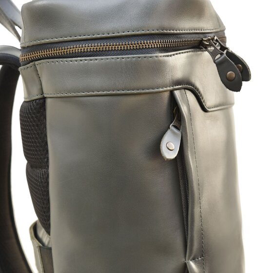 Buckle & Seam Siwa backpack leather 47 cm laptop compartment