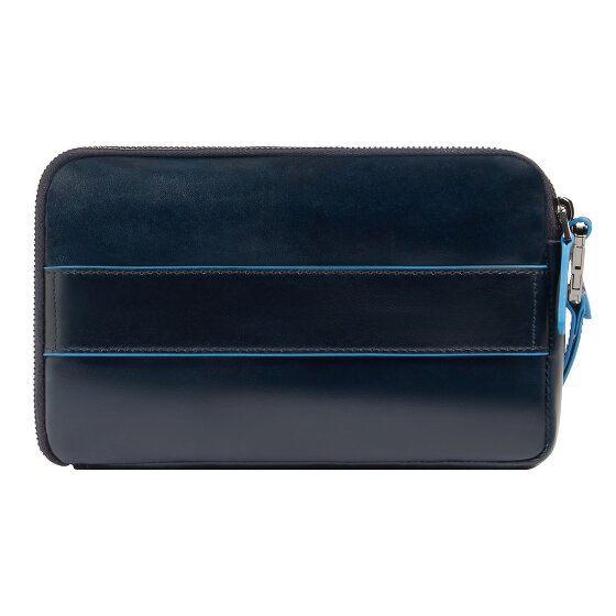 Piquadro Blue Square Clutch purse Leather 21 cm
