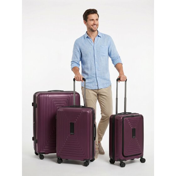 Redolz Essentials 14 4 wheels Suitcase set 3-piece Expandable