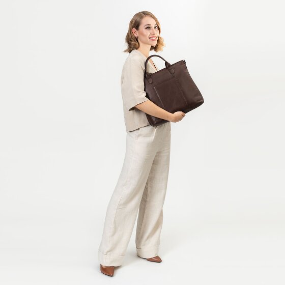 Farmhood Memphis Handbag Leather 37 cm Laptop compartment