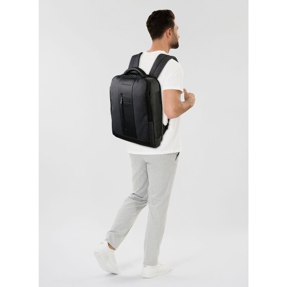 Piquadro Letter backpack RFID 41 cm laptop compartment