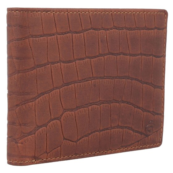 Esquire Croco Wallet RFID protection Leather 12 cm