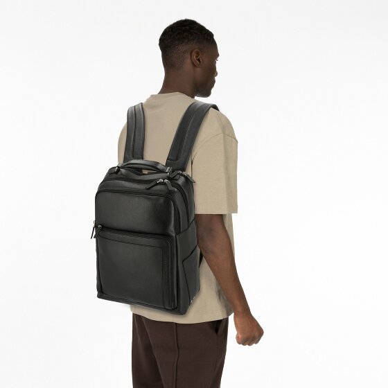 Piquadro Daypack Leather 43 cm Laptop compartment