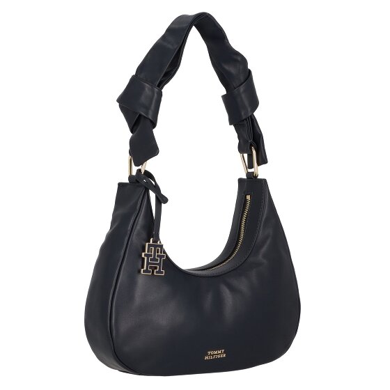 Tommy Hilfiger Pushlock Shoulder Bag Leather 28 cm